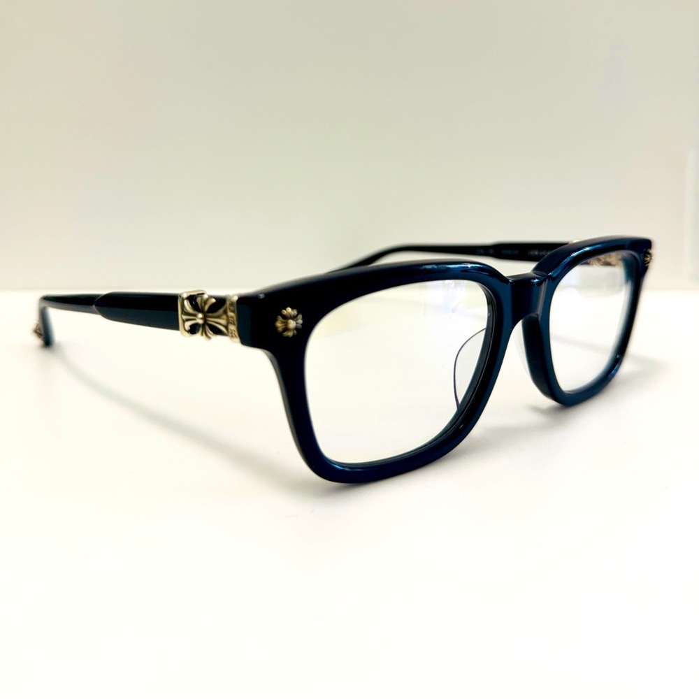 Chrome Hearts Cox Ucker Navy Blue Eyeglasses